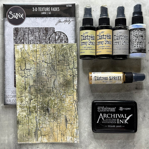 Tim Holtz Distress Spray Stain Old Paper Ranger TSS42365 Cracked Background | color-code:ALT06