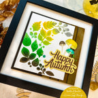 CZ Design Wood Plank Wafer Dies czd212 Season Of Wonder Autumn Decor