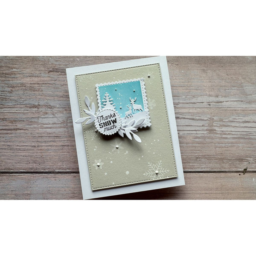 Waffle Flower Winter View Clear Stamps 421623 cute deer | color-code:ALT01