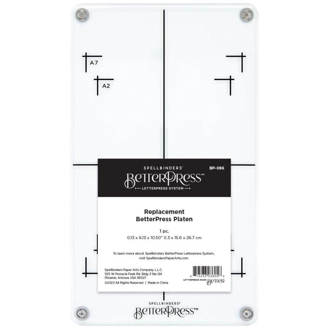 BP-086 Spellbinders Replacement BetterPress Platen