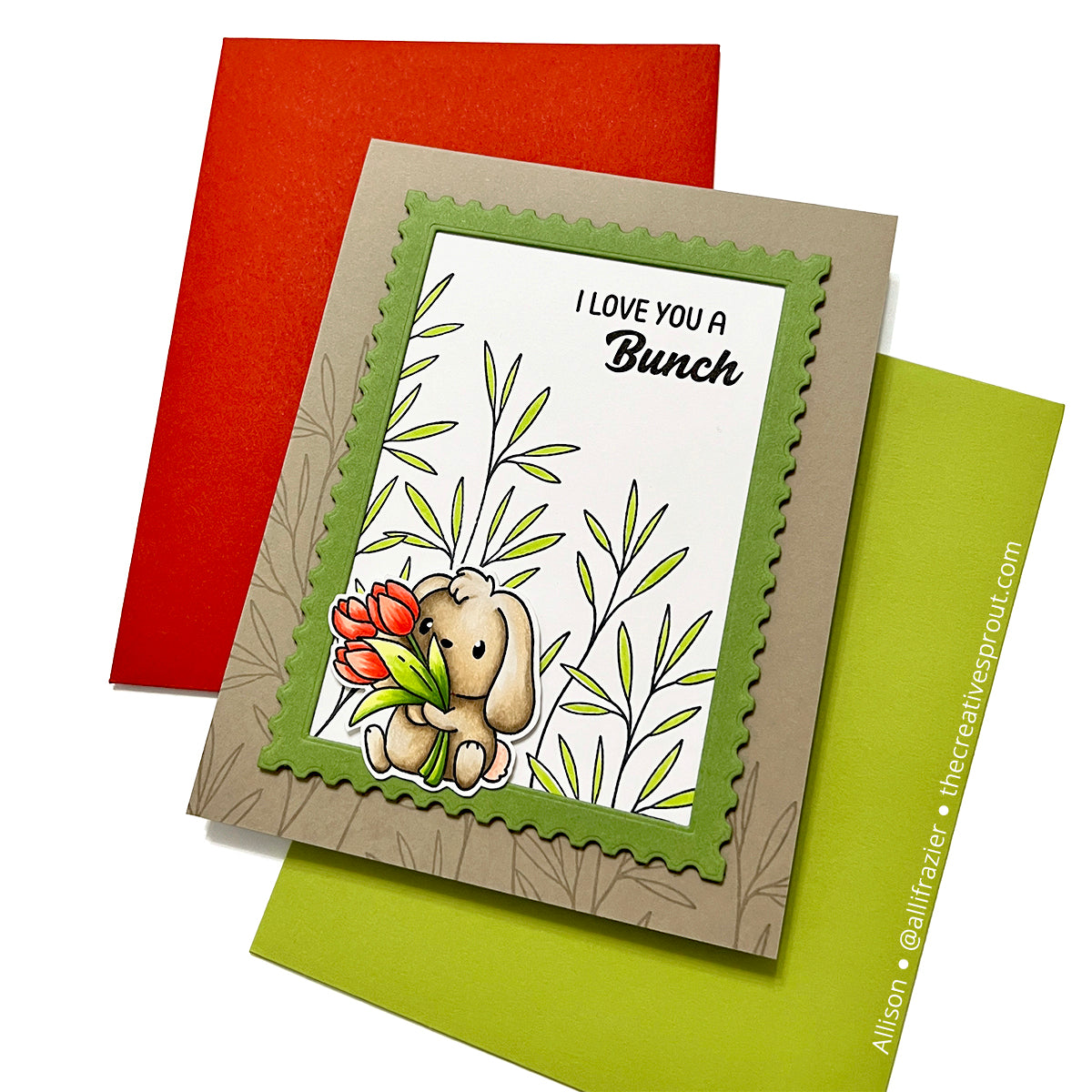 Simon Says Stamp I Love You a Bunch Wafer Dies 1324sdc You Are My Favorite Love You a Bunch Card | color-code:ALT03