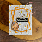 Simon Says Stamp I Love You a Bunch Wafer Dies 1324sdc You Are My Favorite You Are Wonderful Card