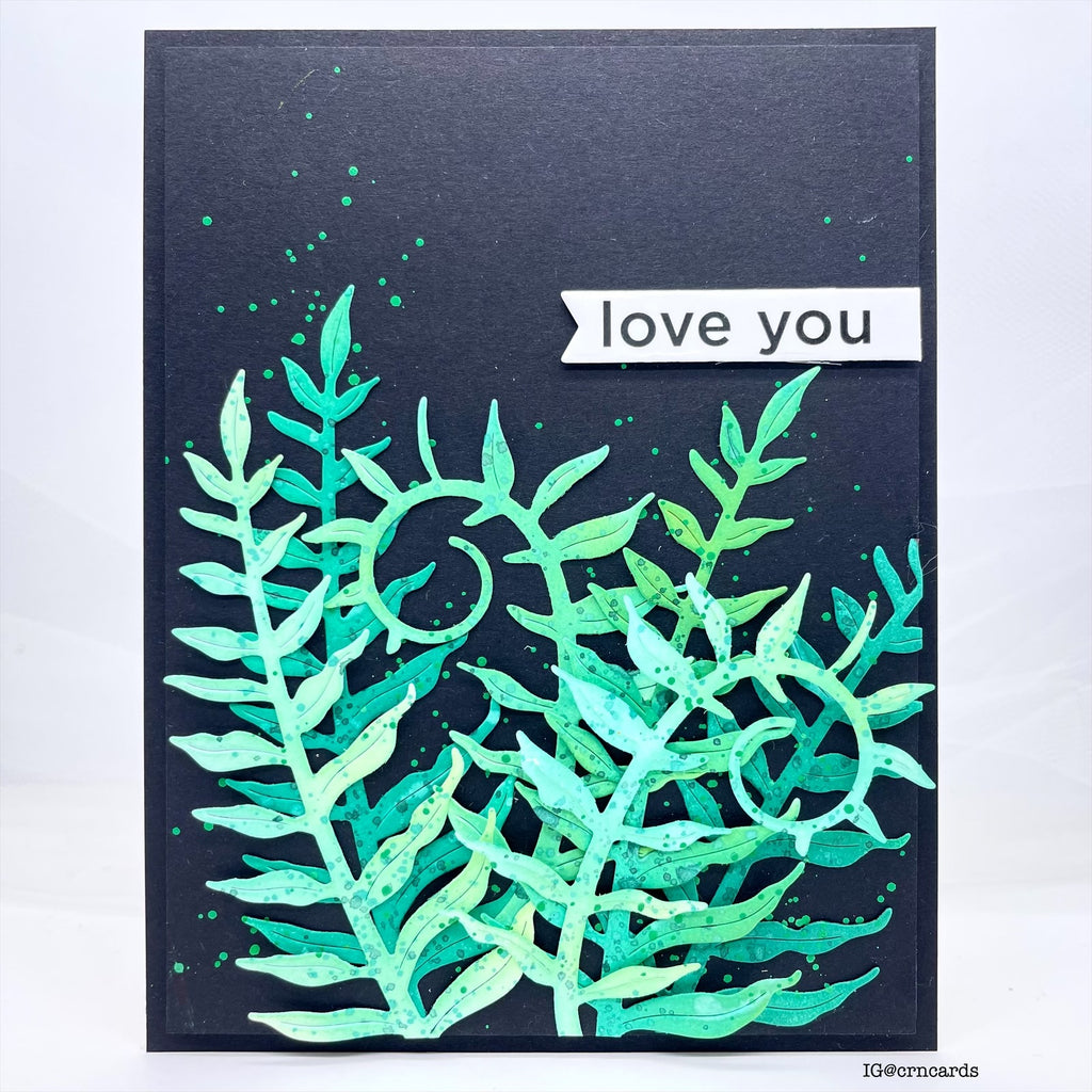 CZ Design EZ Strips I See You czez004 Moments in Time Love You Card