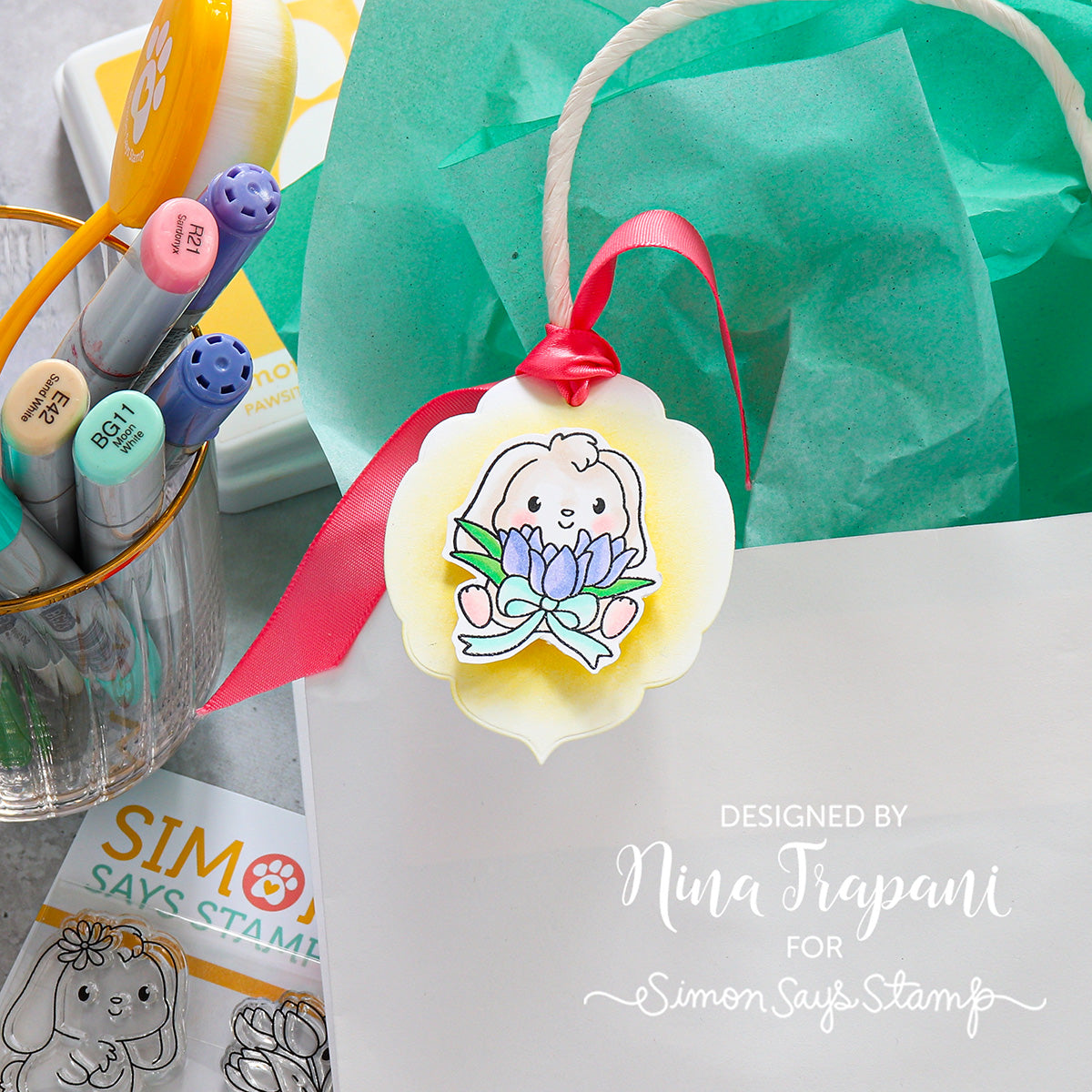 Simon Says Stamp I Love You a Bunch Wafer Dies 1324sdc You Are My Favorite Sweet Easter Tag