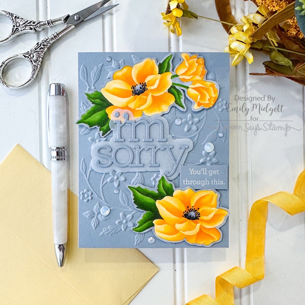 CZ Design I'm Sorry Wafer Dies czd254c To Be Loved Encouragement Card | color-code:ALT03
