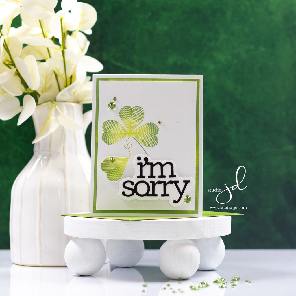 CZ Design I'm Sorry Wafer Dies czd254c To Be Loved I'm Sorry Card | color-code:ALT05