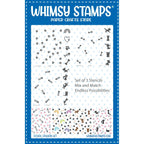 Whimsy Stamps Stencil Stackers Furrbabies WSS140