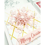 PinkFresh Studio Spanish Moss Dye Ink Pad pfdi051 Merry Christmas Snowflake Card | color-code:ALT03