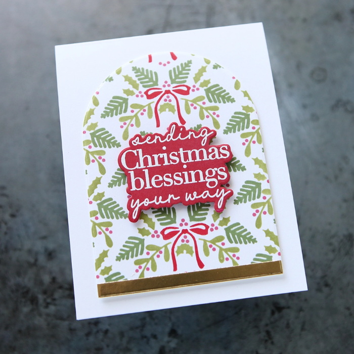 CZ Design Stamps and Dies Inside Greetings Holiday set1070ig Sugar and Spice Christmas Card | color-code:ALT02