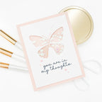CZ Design Clear Stamps Inside Greetings 1 cz289 You Are My Favorite In My Thoughts Card