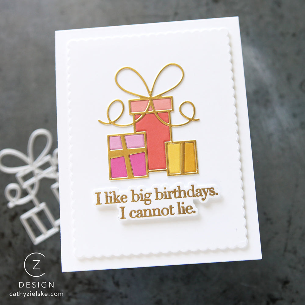 CZ Design Stamps and Dies Inside Greetings Birthday set1058ig STAMPtember Birthday Card | color-code:ALT01