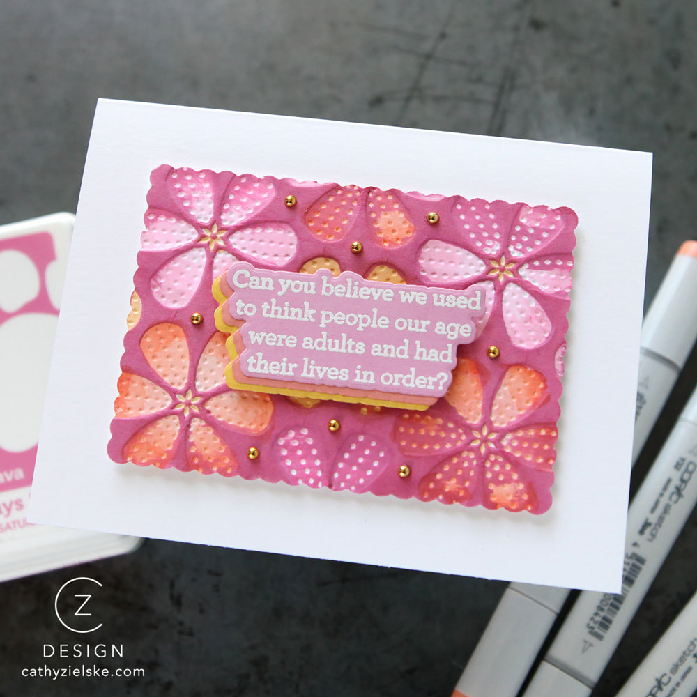 CZ Design Stamps and Dies Inside Greetings Birthday set1058ig STAMPtember Birthday Card | color-code:ALT02