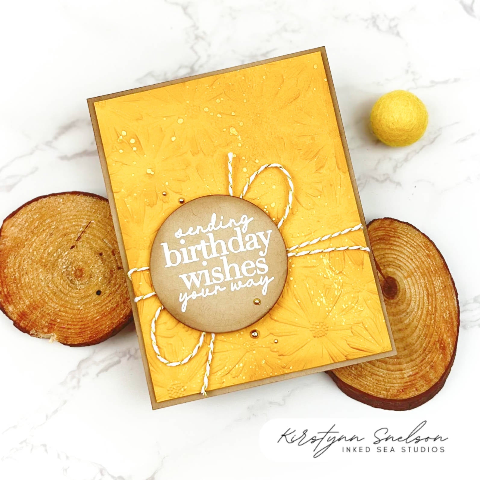 CZ Design Stamps and Dies Inside Greetings Birthday set1058ig STAMPtember Birthday Card