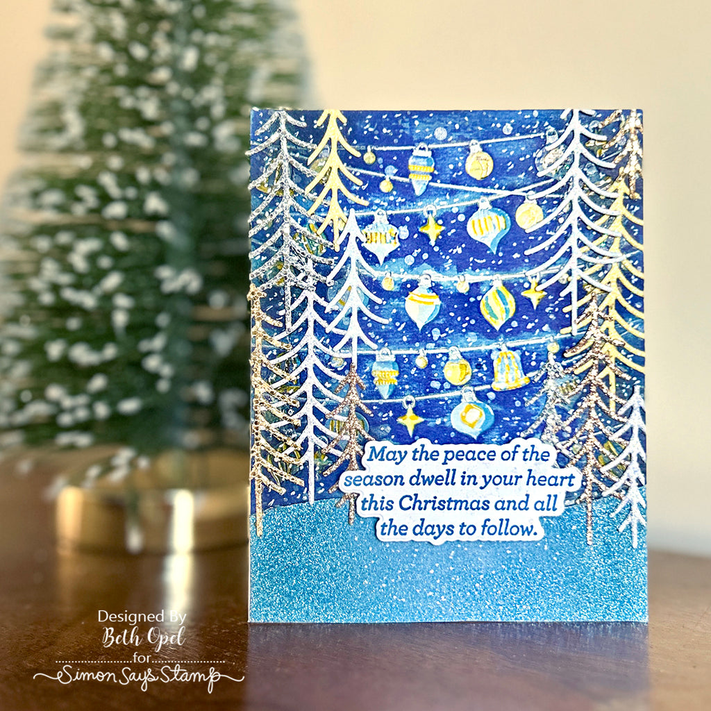 CZ Design Clear Stamps Inside Greetings Holiday cz292c Sugar and Spice Christmas Card