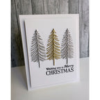 Simon Says Stamp Intricate Bottle Brush Trees Wafer Die s1054 Sugar and Spice Holiday Card | color-code:ALT02