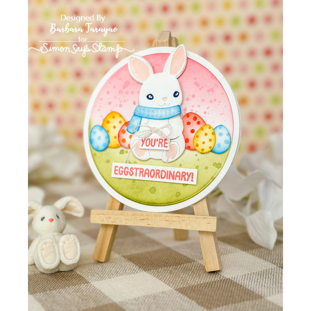 Simon Says Stamp Iridescent White Cord st0168 Favorite Things Easter Card | color-code:ALT02