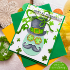 Simon Says Clear Stamps Irish Bits 1366ssc Beautiful Moments St. Patrick's Day Card | color-code:ALT01
