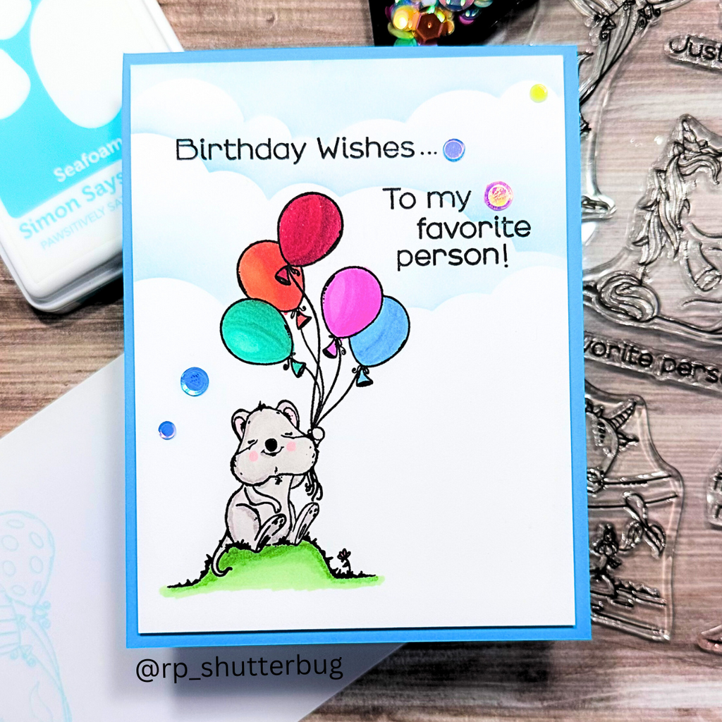 Simon Says Clear Stamps It's Your Birthday sss202731c Season Of Wonder Birthday Card