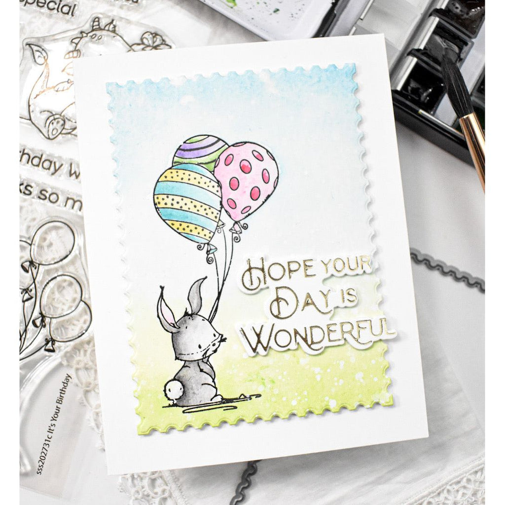 Simon Says Clear Stamps It's Your Birthday sss202731c Season Of Wonder Birthday Card
