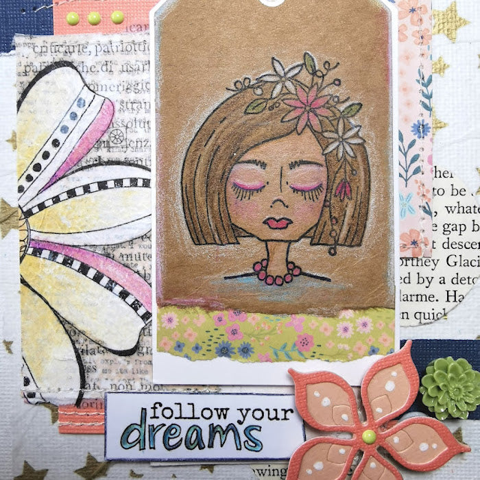 Paper Artsy JOFY Mini 67 Cling Stamp jm67*