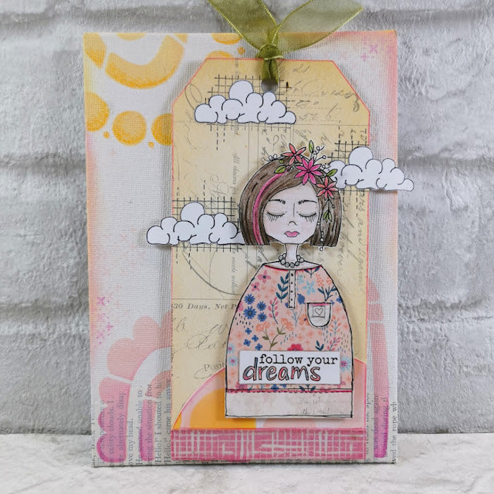 Paper Artsy JOFY Mini 67 Cling Stamp jm67*