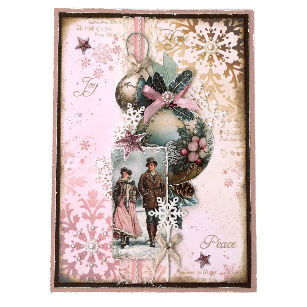 Studio Light Christmas Blush Christmas Deco Clear Stamps jma-cb-stamp883
