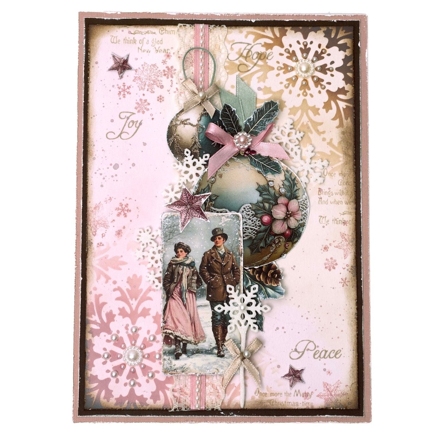 Studio Light Christmas Blush Christmas Deco Clear Stamps jma-cb-stamp883