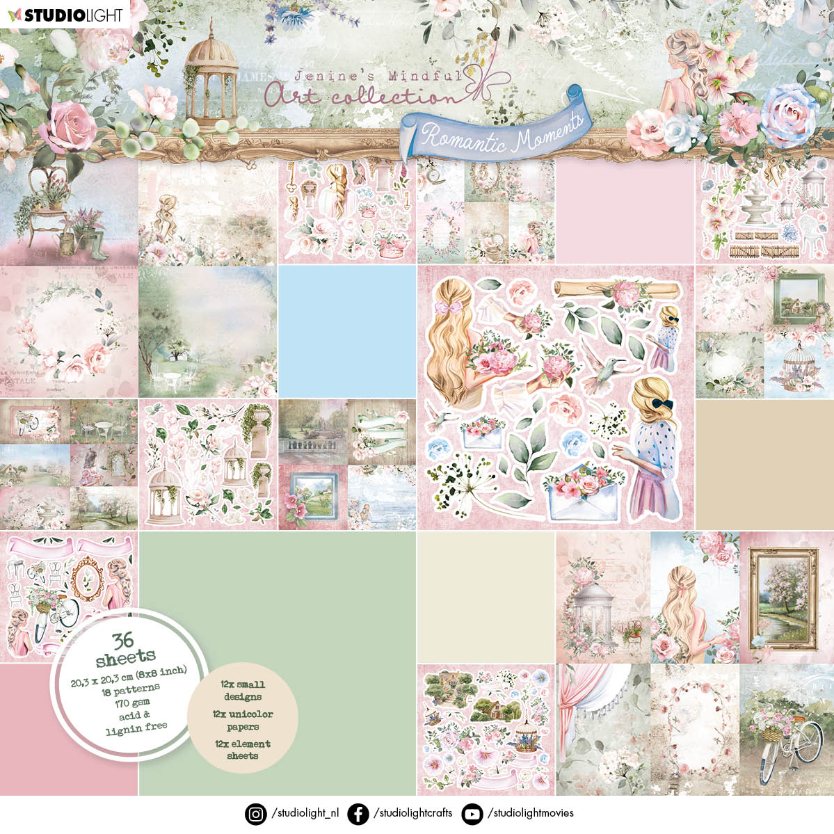 Studio Light Small Designs and Elements Paper Pad jma-rm-pp97