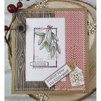 Paper Artsy JOFY 129 Cling Stamps jofy129 mistletoe christmas