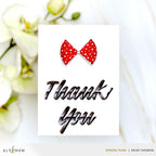 Altenew Chrome Sentiments Stencil alt8828 thank you