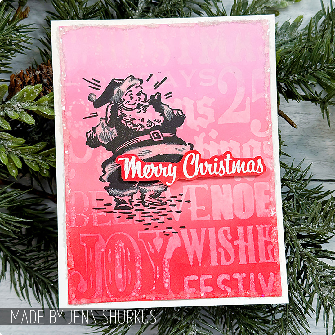 Tim Holtz Cling Rubber Stamps Season's Silhouettes cms117