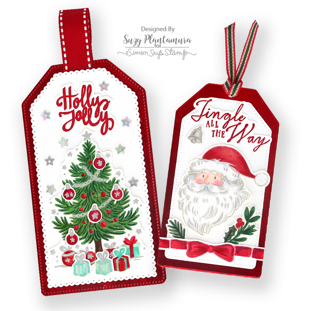 Simon Says Stamp Jingle All the Way Wafer Dies 1551sdc Christmas Tags | color-code:ALT01