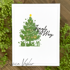 Simon Says Stamps and Dies Jingle All the Way set1114jw DieCember Christmas Card