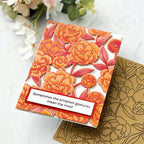 PinkFresh Studio Pretty Blossoms Die 200323 Floral Simple Gestures Card | color-code:ALT03