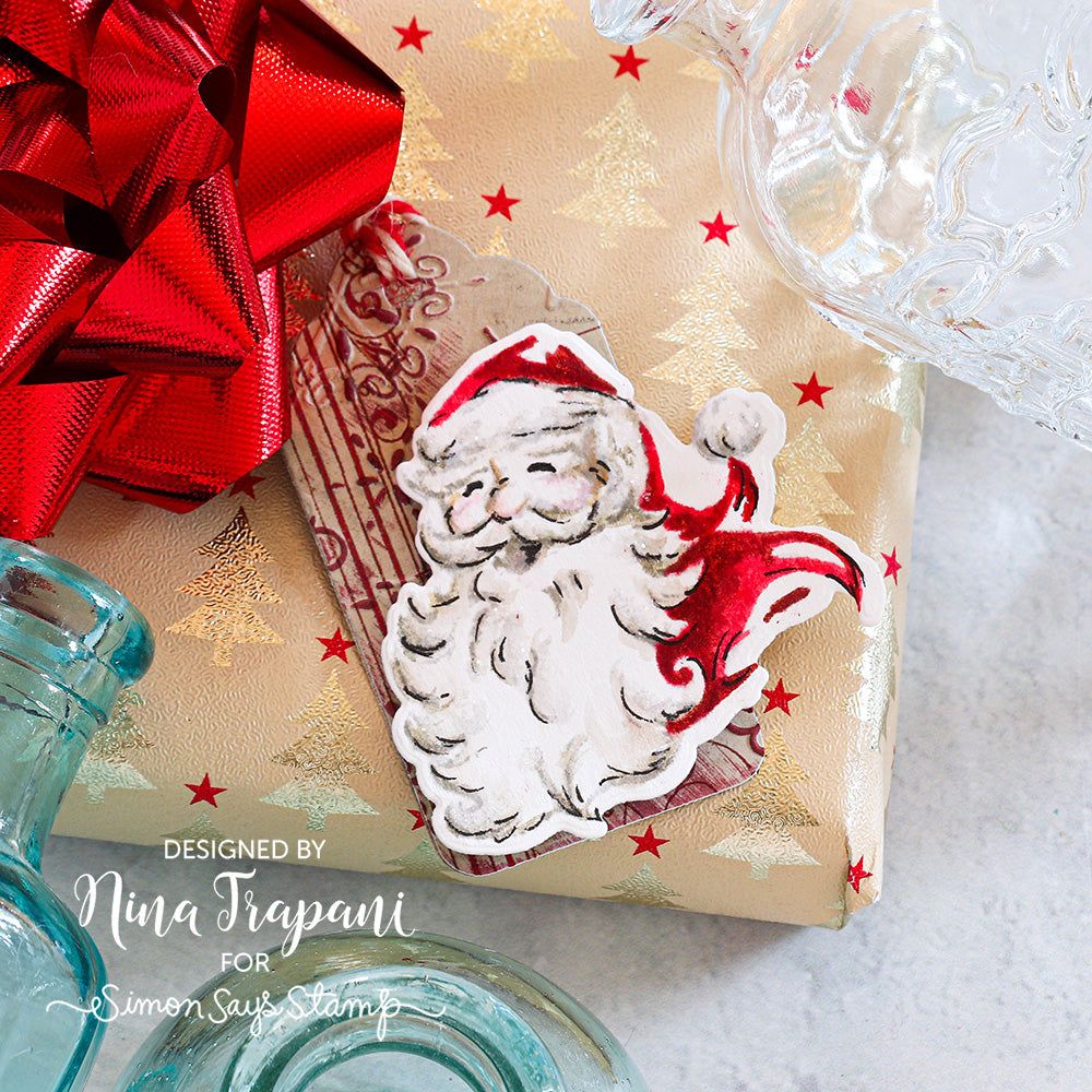 Tim Holtz Jolly Holiday Stamps with Simon Says Stamp Dies Bundle setjh24
