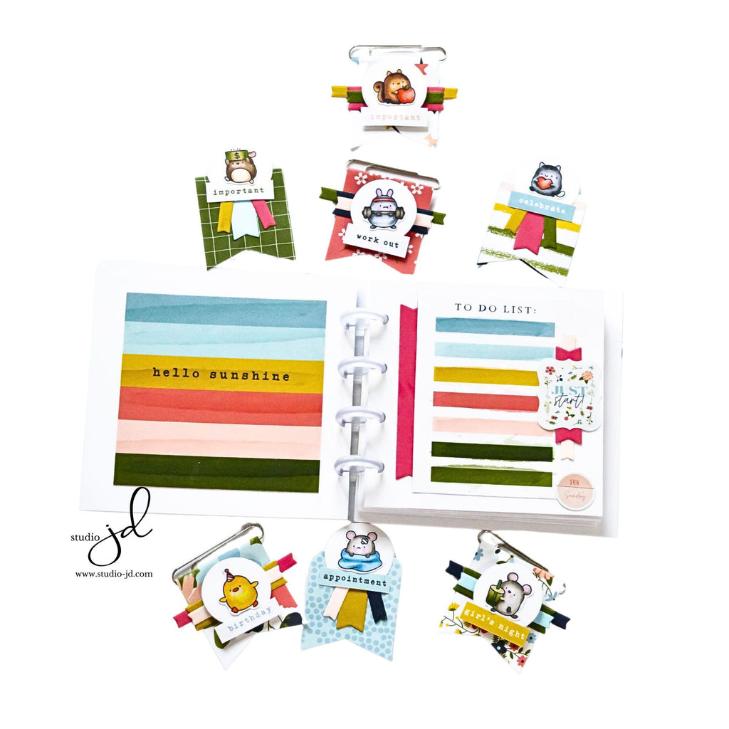 Simon Says Stamps and Dies Journal Jamboree set1123jj DieCember Planner Bookmarks | color-code:ALT01