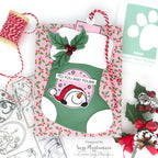 Simon Says Stamp EZ Strips and Dies Joy set897je DieCember Christmas Tag