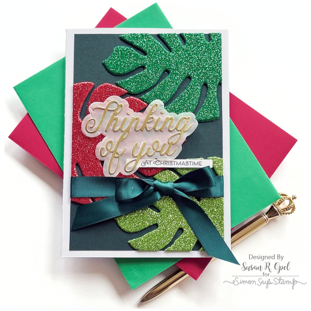 Simon Says Stamp EZ Strips Joy 1000ez DieCember Christmas Card