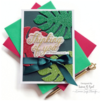 Simon Says Stamp EZ Strips Joy 1000ez DieCember Christmas Card