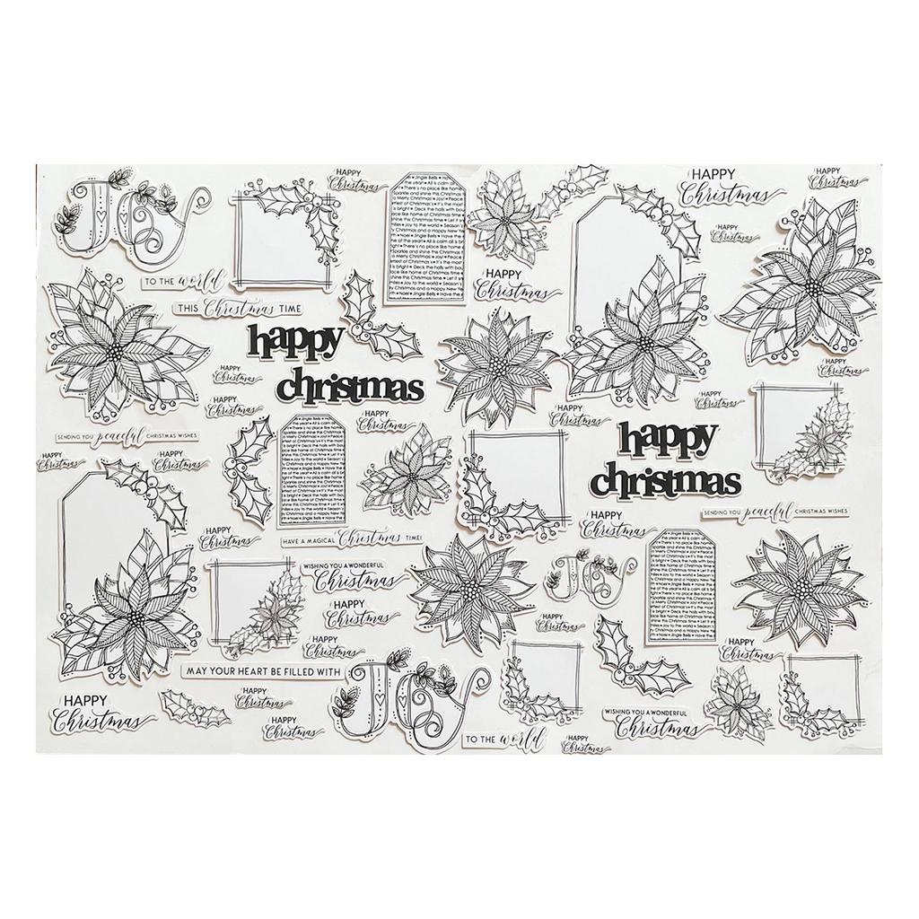 Julie Hickey Designs Christmas Joy Die Cut Foilables JHD-DCF-1013 inside