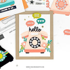 Concord & 9th Gold Enamel Dots 12037 hello