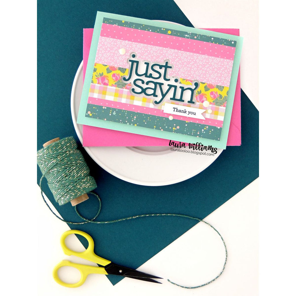 CZ Design Just Sayin Bundle set1126js DieCember Just Sayin Card | color-code:ALT03