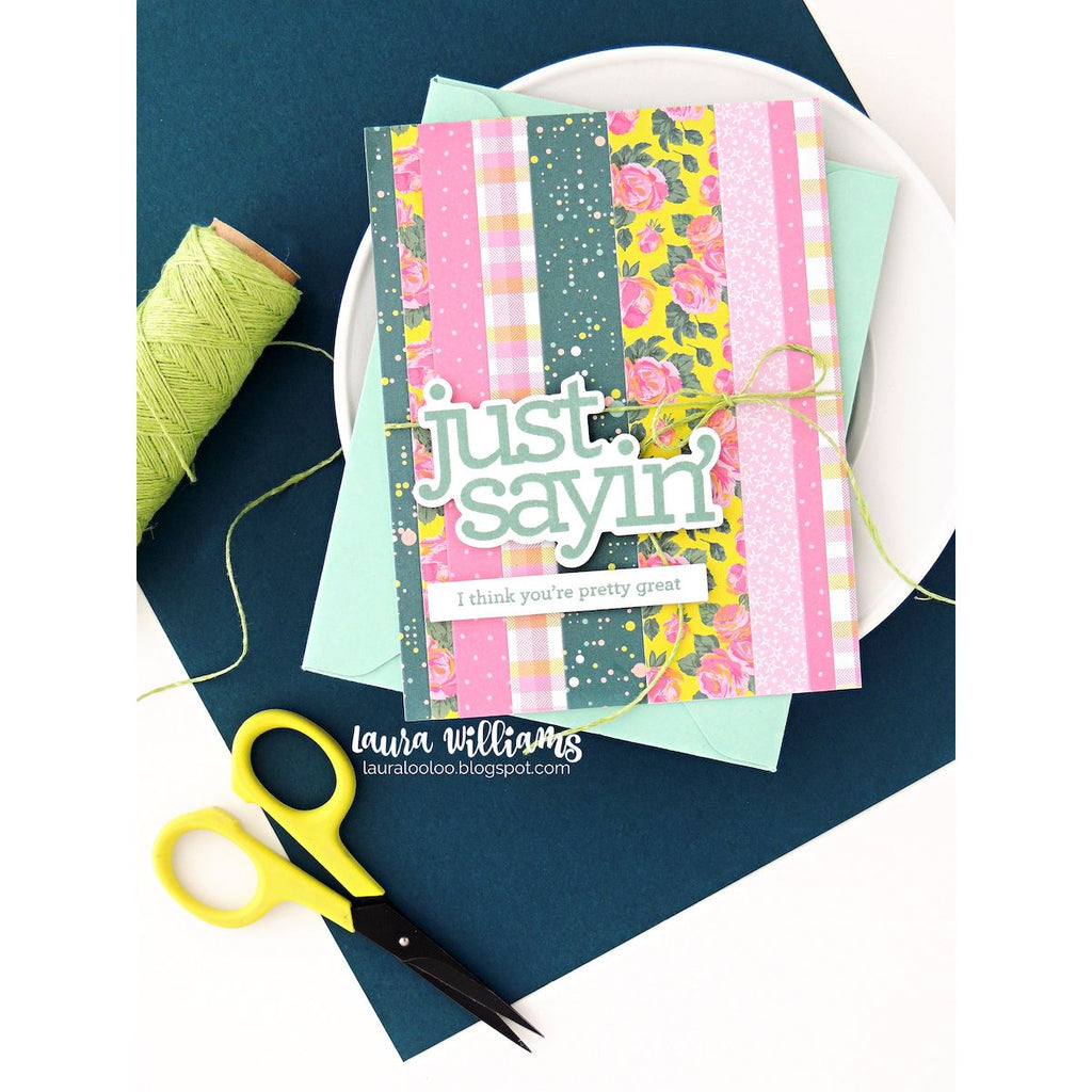 CZ Design Just Sayin Bundle set1126js DieCember Just Sayin Card | color-code:ALT05