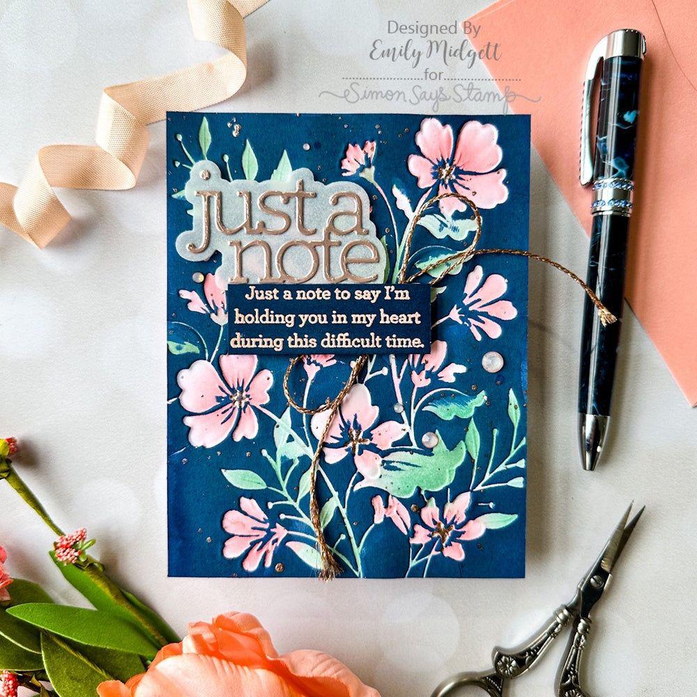 CZ Design Stamps and Dies Just a Note Notes set769jn Celebrate Just a Note Card | color-code:ALT03