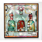 Paper Artsy Kate Crane 004 Cling Stamps kc004 houses