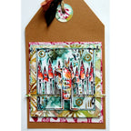 Paper Artsy Kate Crane Mini 005 Cling Stamp kcm005 tag