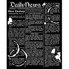 Stamperia Coffee And Chocolate Daily News Stencil kstd149