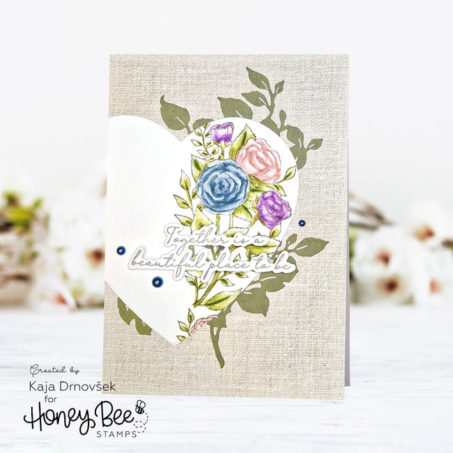 Honey Bee Textiles And Textures Vintage 6 x 8.5 Paper Pad hbpa-053 Friendship Card