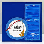 Karen Burniston Boat Pop Up Dies and Fishing Boat Add Ons Set birthday