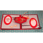 Karen Burniston Fishing Clear Stamp and Fishing Boat Add Ons Die Set good day